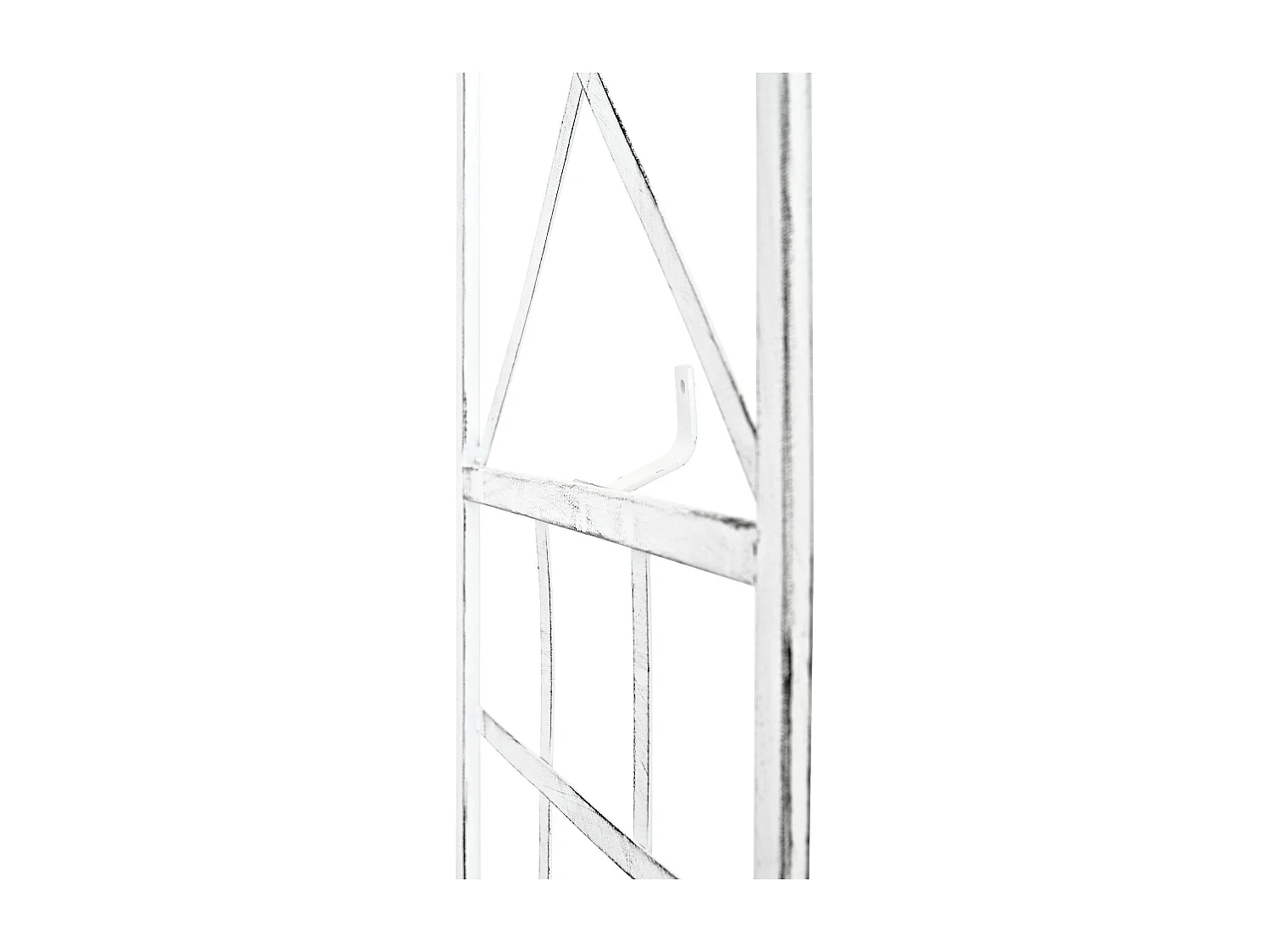 Set de 2 treillis métal blanche 40 x 1 x 198 cm 10_0003847