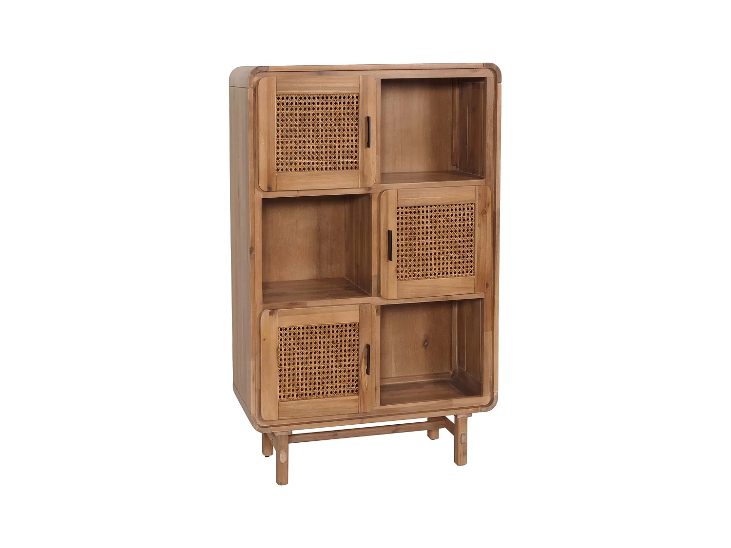 six compartiments de bois marron 97 x 42 x 127 cm 04_0005979