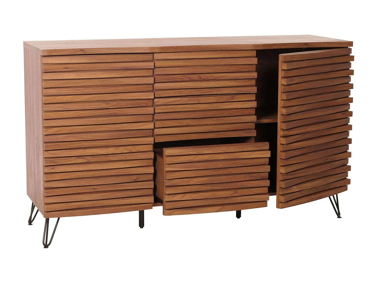 avec 2 portes marron 142 x 44 x 85 cm 04_0006000