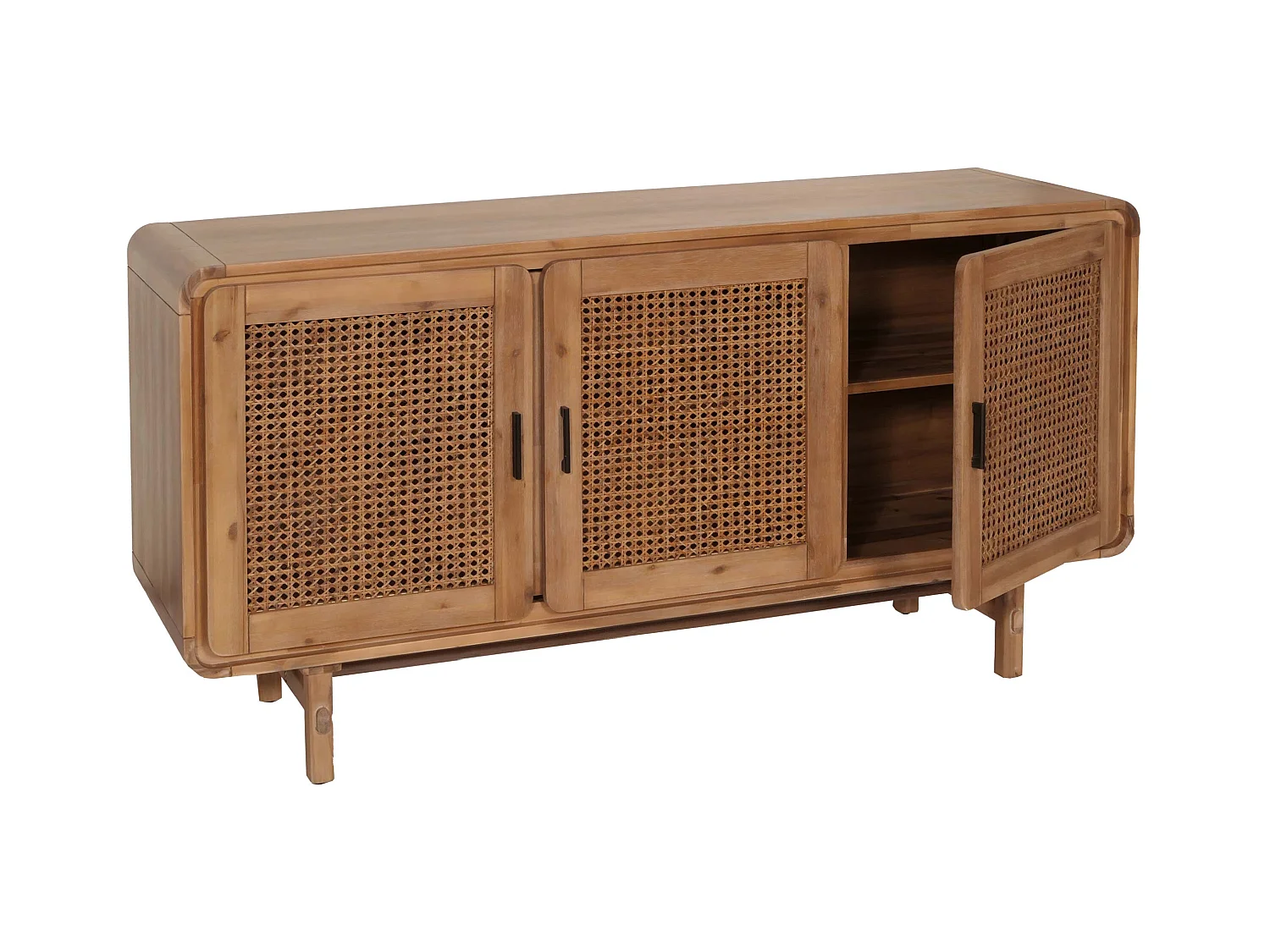 trois portes avec bois marron 69 x 53 x 166 cm 04_0005996