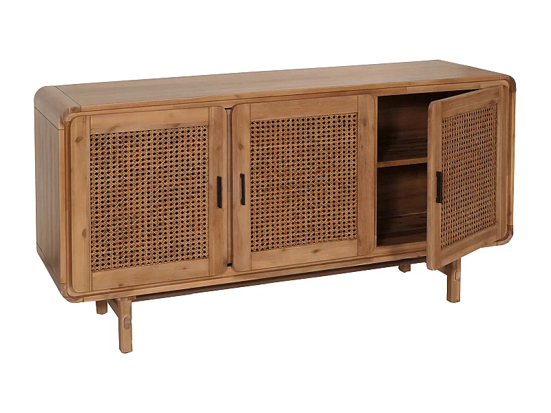 trois portes avec bois marron 69 x 53 x 166 cm 04_0005996