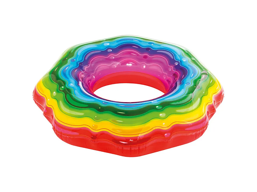 Bouée rubans arc-en-ciel - Rainbow Ribbon - D. 115 cm