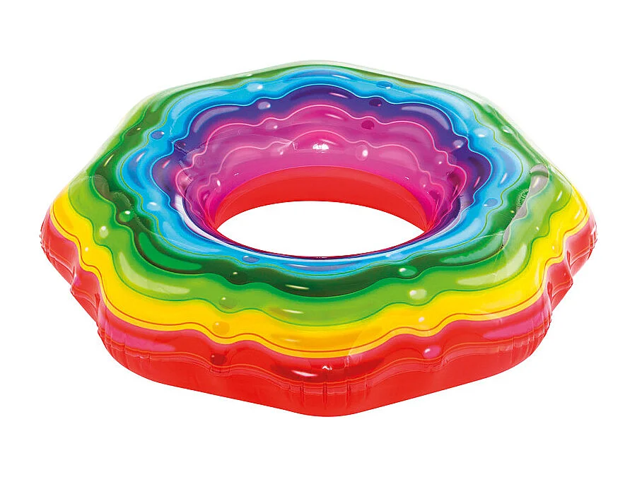 Bouée rubans arc-en-ciel - Rainbow Ribbon - D. 115 cm