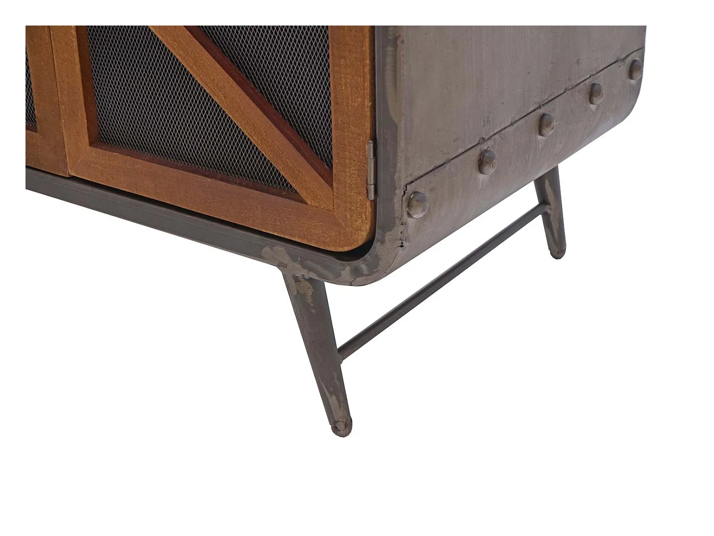 quatre compartiments de métal marron 98 x 56 x 144 cm 04_0005985