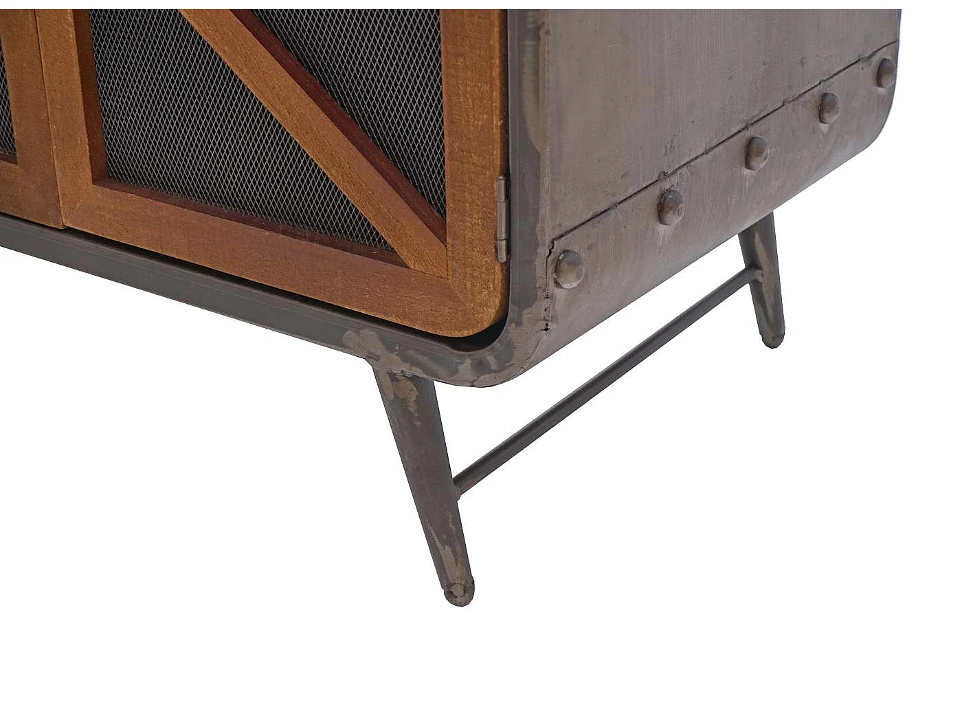 quatre compartiments de métal marron 98 x 56 x 144 cm 04_0005985