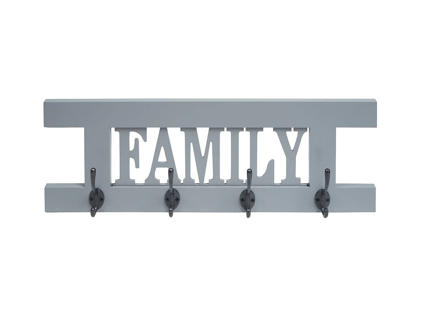 Portemanteau mural family avec bleue 28 x 8 x 67 cm 04_0008171