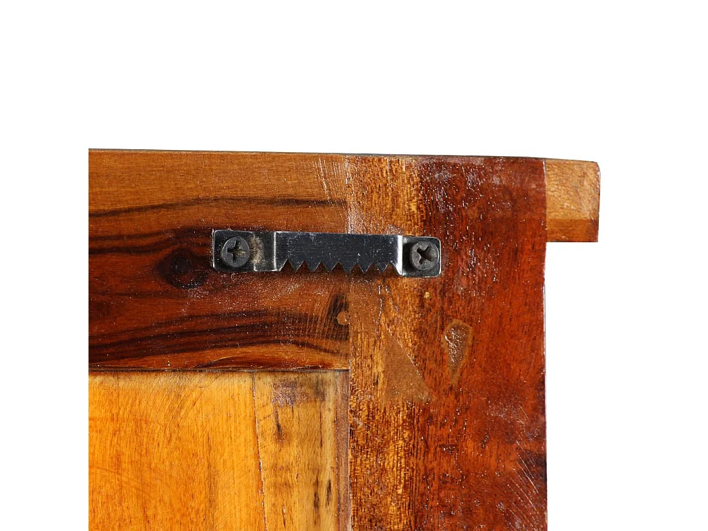 Lot de 2 portes-manteaux bois marron 38 x 38 x 100 cm DEC024192