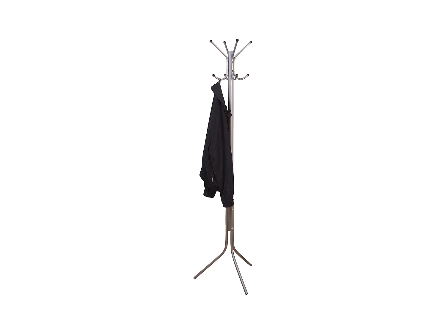 Porte-manteau en acier simple 41 x 44 x 178 cm MED05076