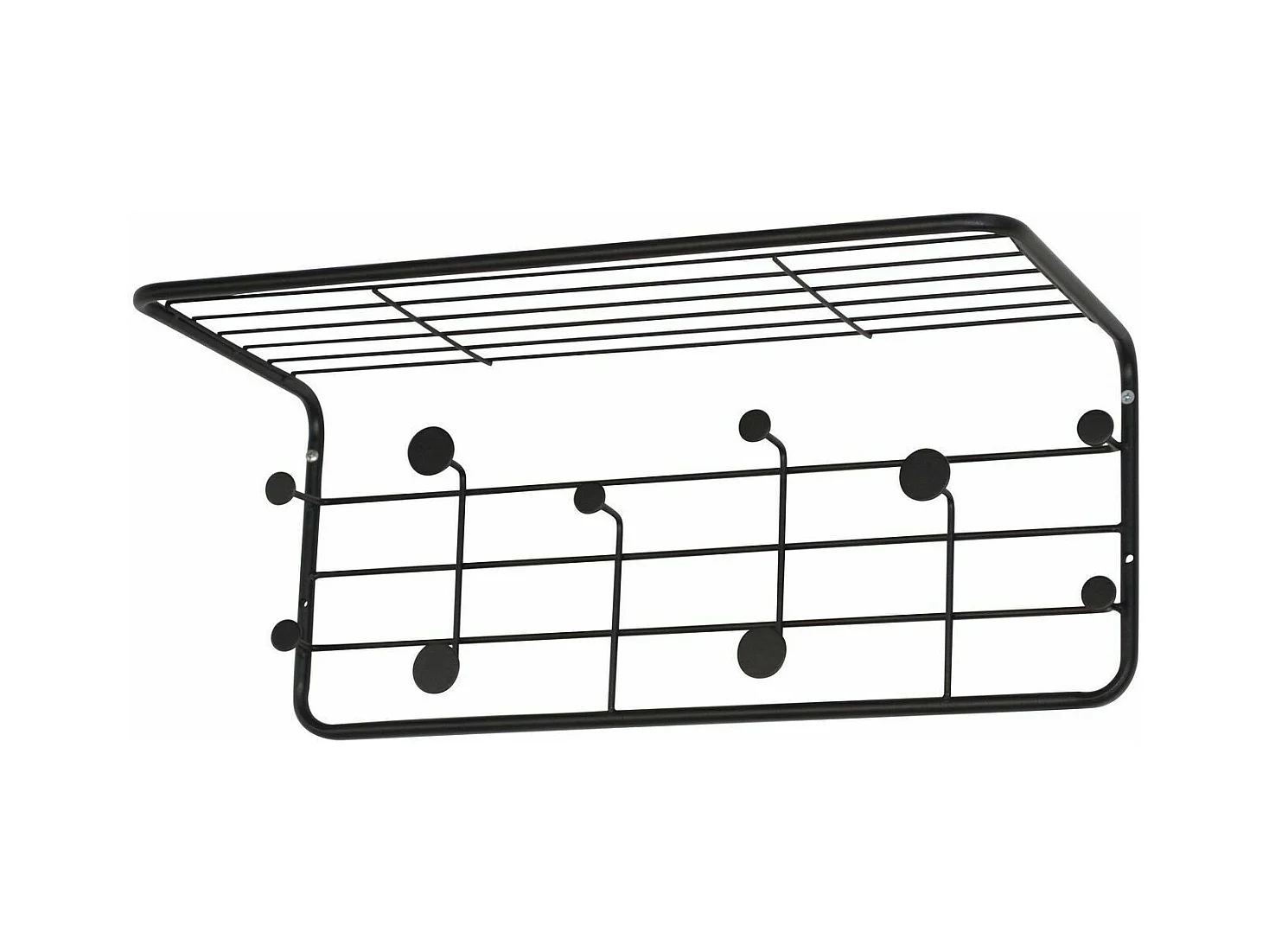 Porte manteaux en métal métal argentée 51 x 24 x 21 cm DIV05015