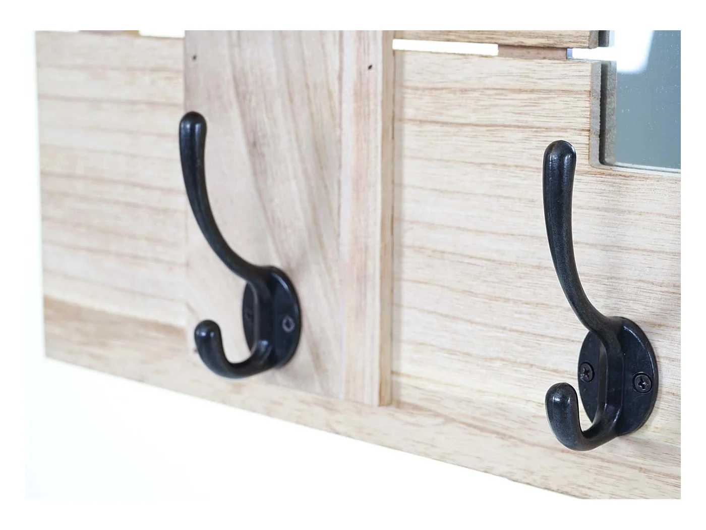 1x portemanteau mural miroir marron 67 x 10 x 97 cm 04_0008172