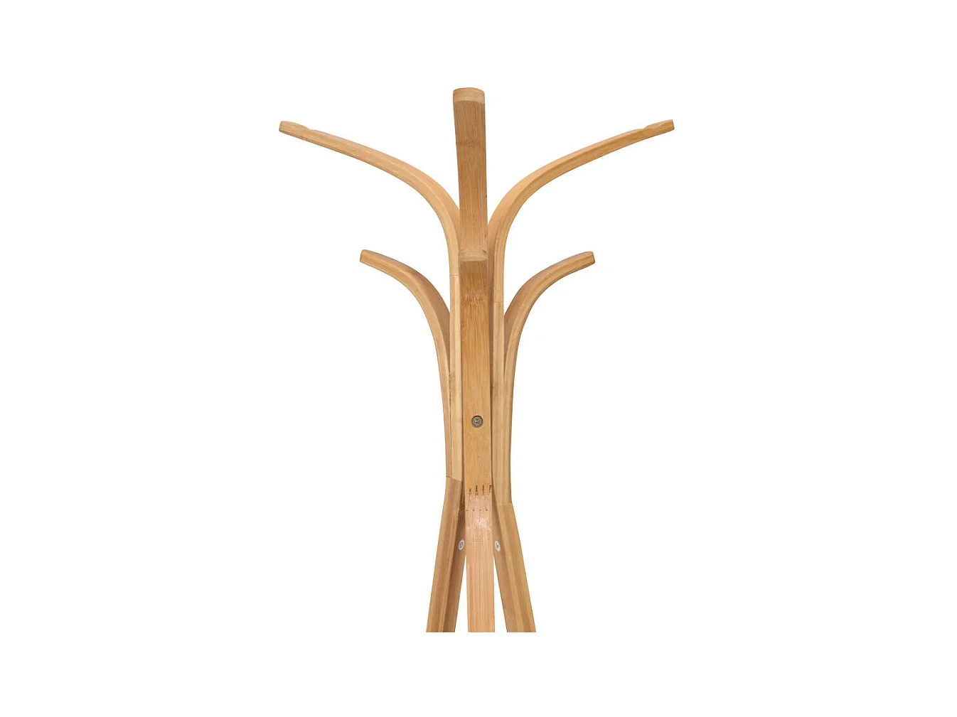 Porte manteaux en bambou bambou marron 39 x 39 x 170 cm 05_0000789