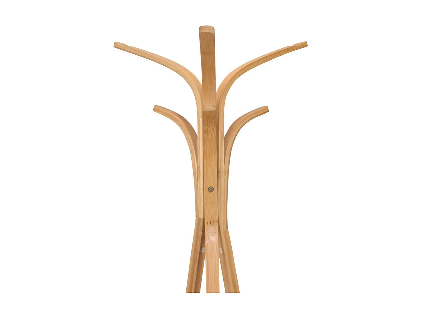 Porte manteaux en bambou bambou marron 39 x 39 x 170 cm 05_0000789