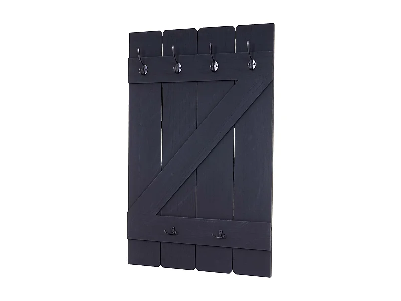 Porte manteau mural panneau grise 60 x 10 x 91 cm 04_0000971