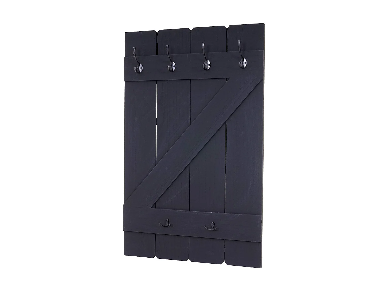 Porte manteau mural panneau grise 60 x 10 x 91 cm 04_0000971