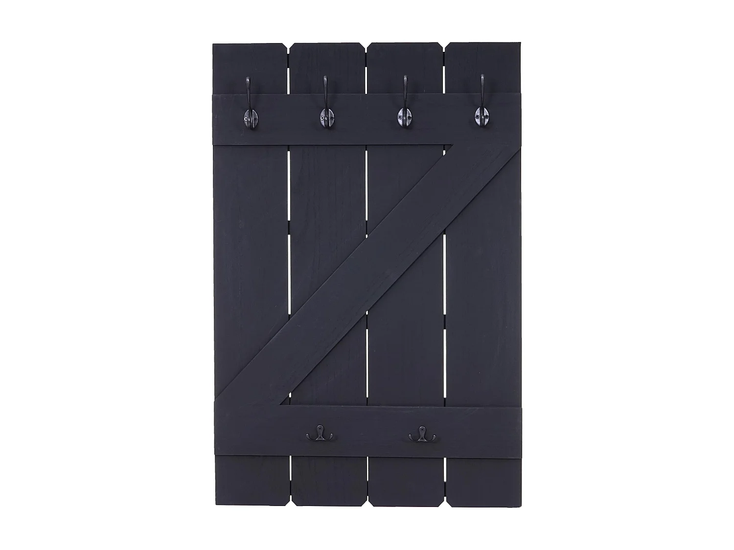 Porte manteau mural panneau grise 60 x 10 x 91 cm 04_0000971