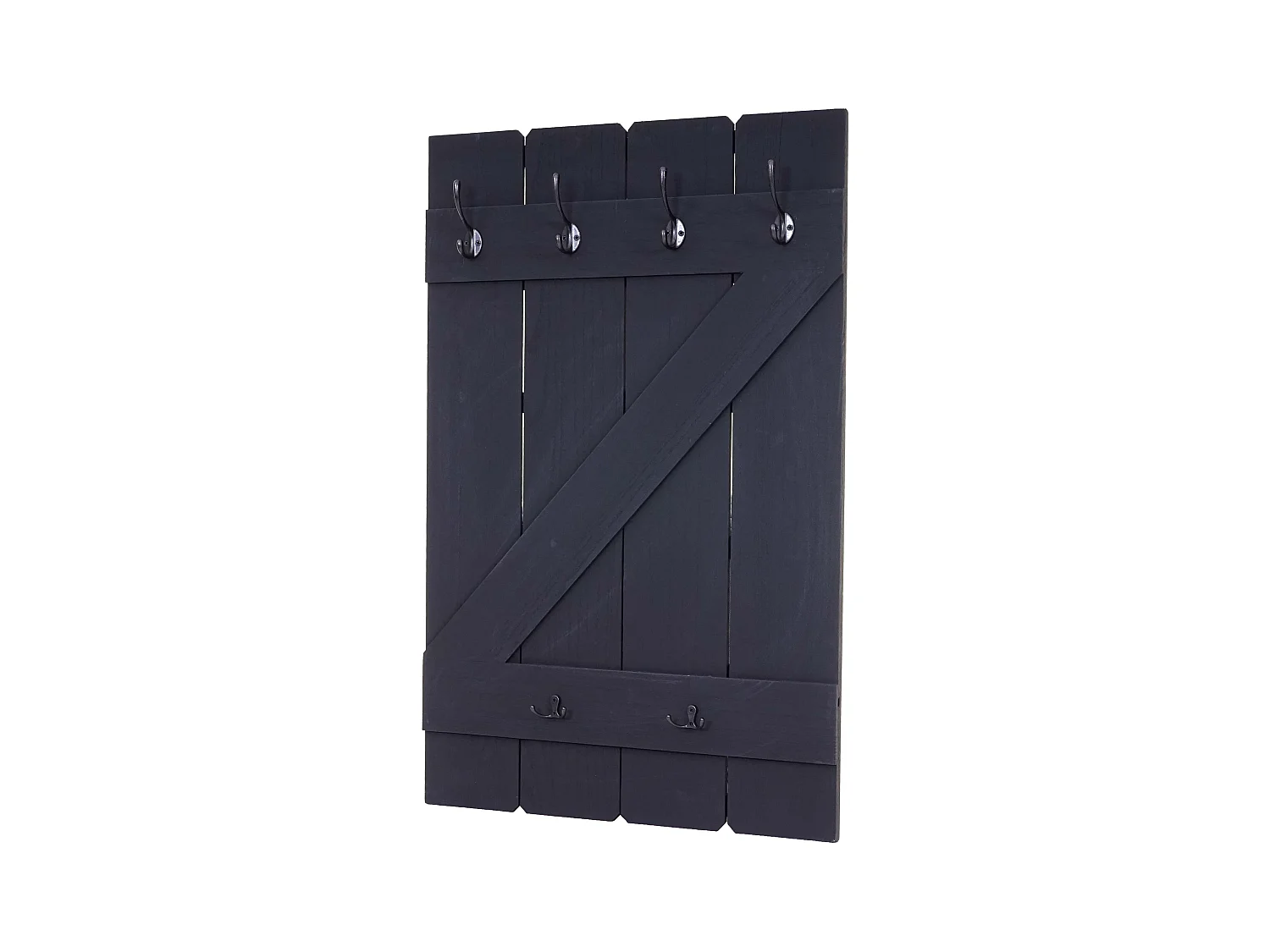 Porte manteau mural panneau grise 60 x 10 x 91 cm 04_0000971