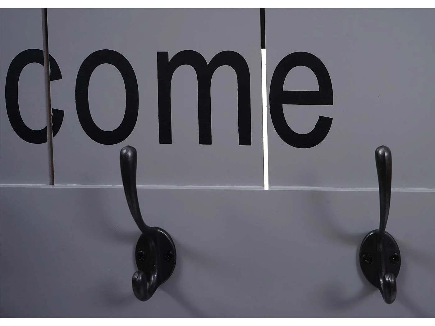 Porte-manteau mural avec 8 bois bleue 62 x 5 x 94 cm 04_0008176