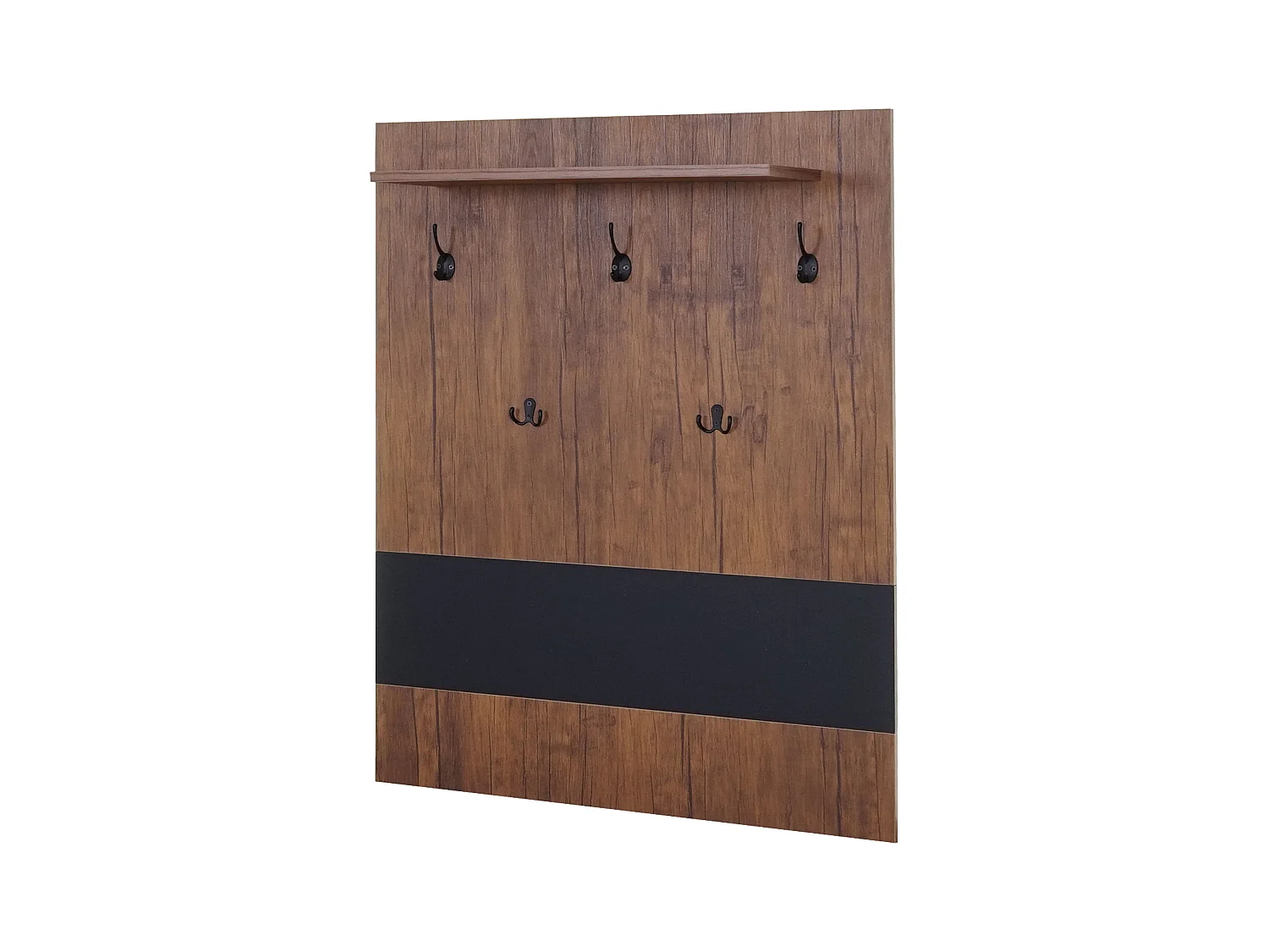 Porte-manteau mural panneau d'armoire beige 80 x 21.5 x 100 cm 04_0000972