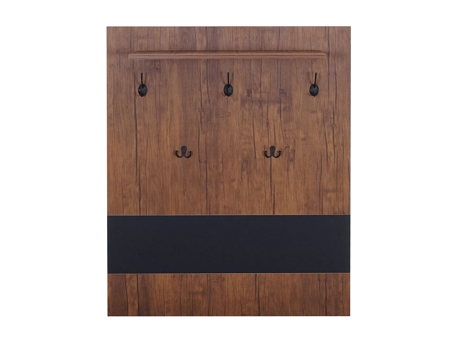 Porte-manteau mural panneau d'armoire beige 80 x 21.5 x 100 cm 04_0000972