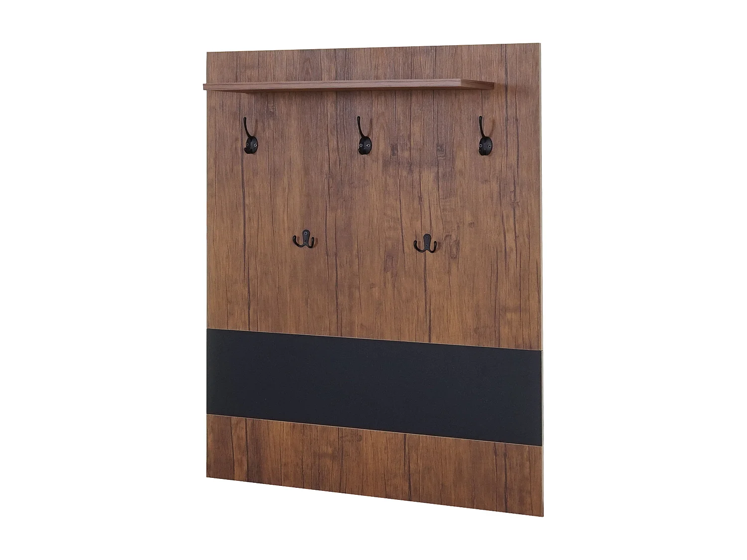 Porte-manteau mural panneau d'armoire beige 80 x 21.5 x 100 cm 04_0000972