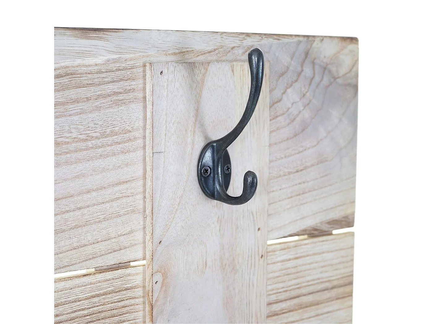 Porte-manteau mural family panneau bois marron 62 x 4 x 94 cm 04_0008175