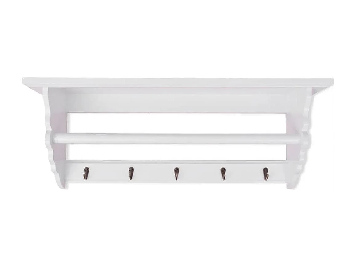 Porte-manteau PFDM blanc style blanche 70 x 18 x 26 cm DEC024186