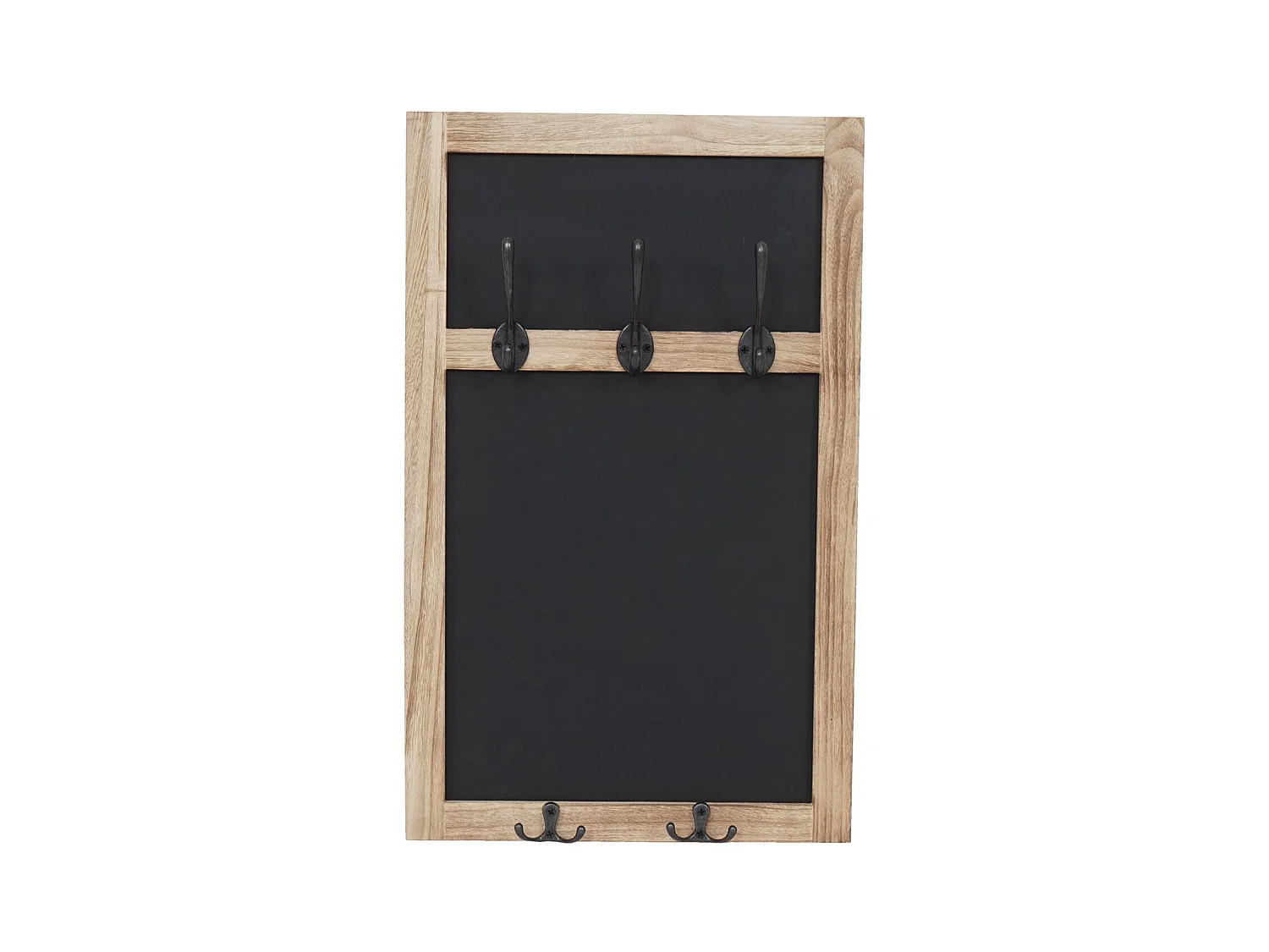 Porte-manteau mural panneau mural marron 34 x 7 x 55 cm 04_0000981