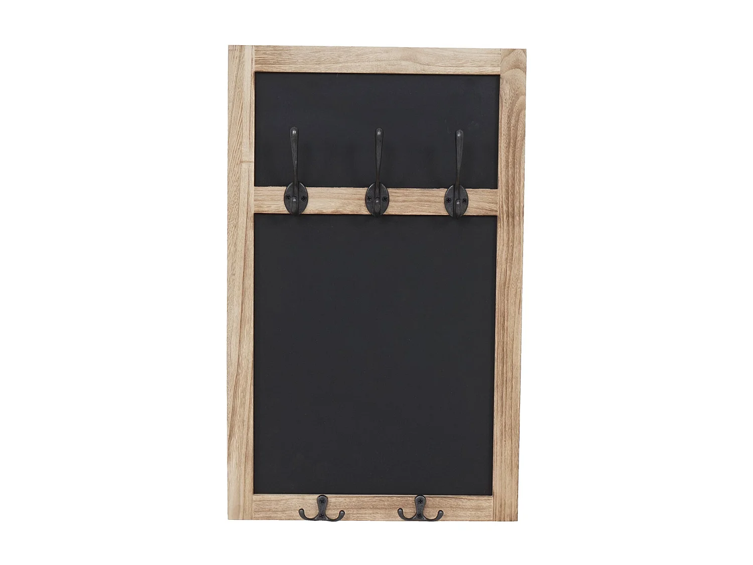 Porte-manteau mural panneau mural marron 34 x 7 x 55 cm 04_0000981