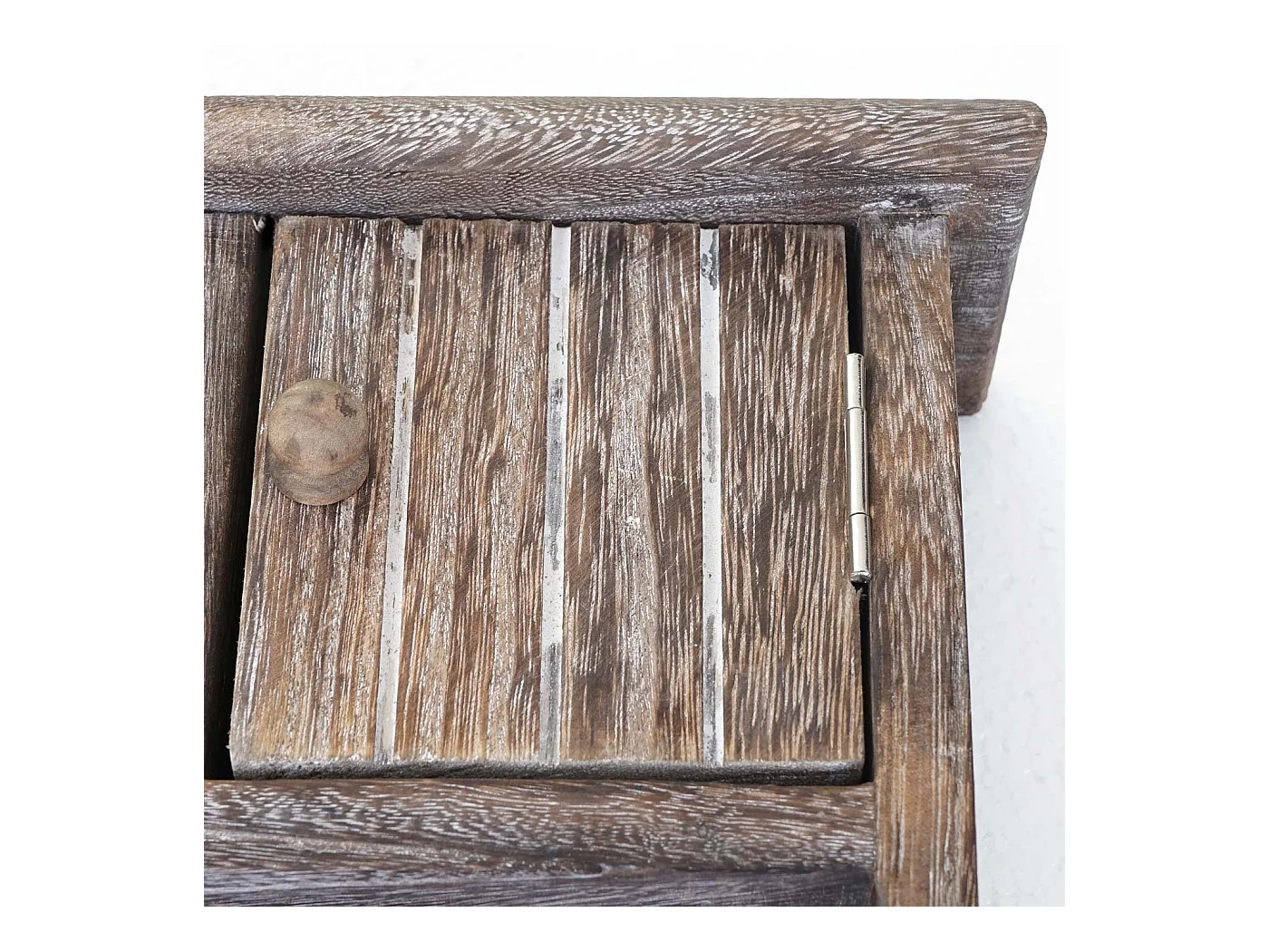 Porte-clés meuble d'entrée mural bois marron 40 x 8 x 19 cm 04_0002454