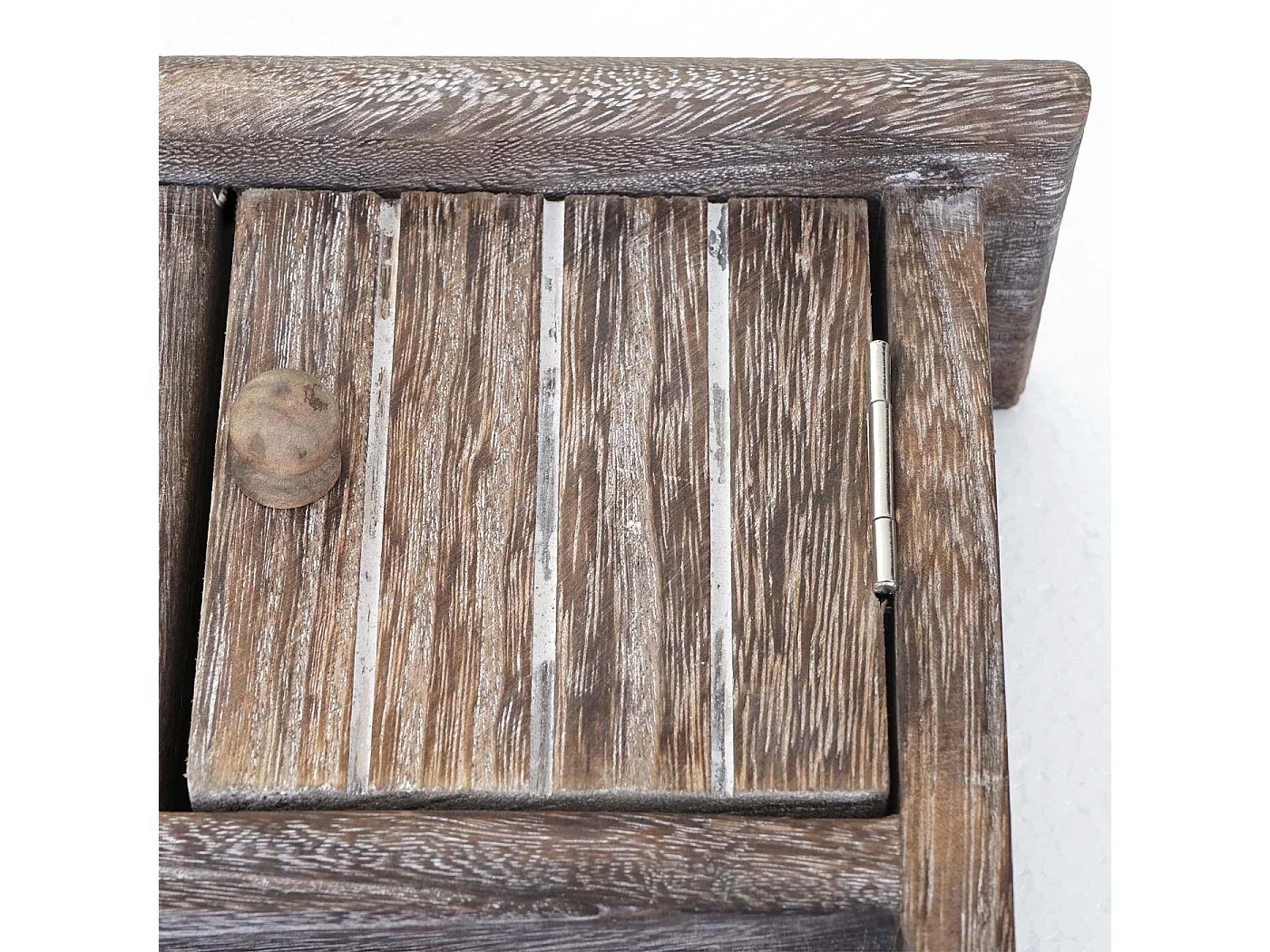 Porte-clés meuble d'entrée mural bois marron 40 x 8 x 19 cm 04_0002454