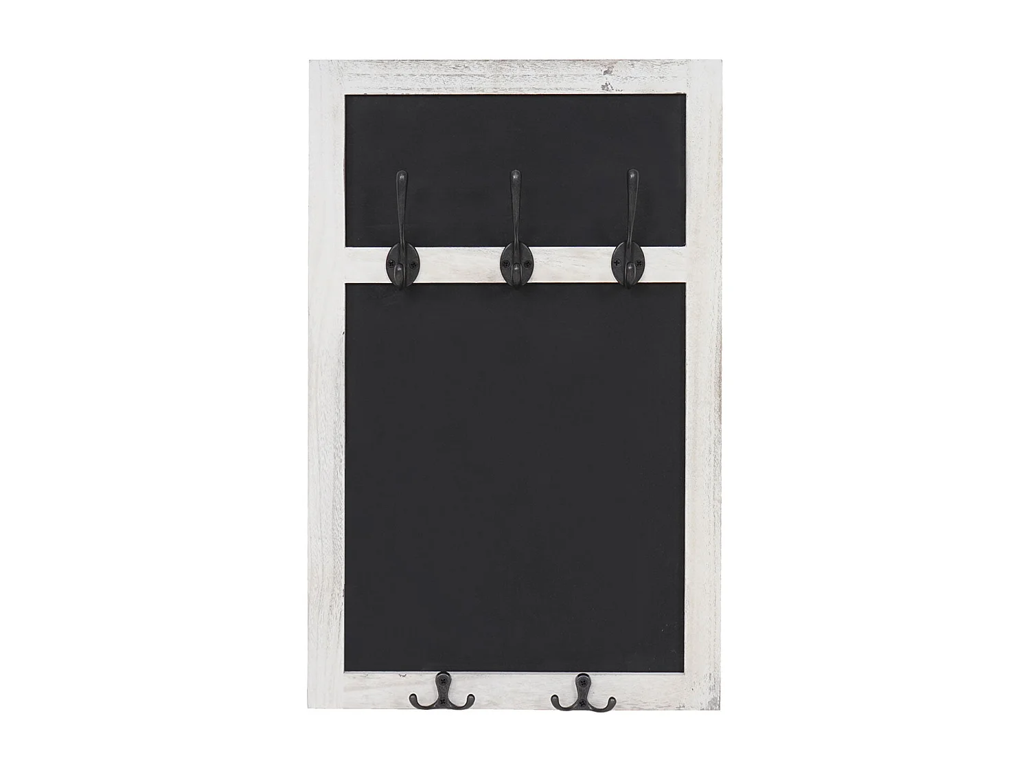 Porte-manteau mural panneau mural blanche 34 x 7 x 55 cm 04_0000982