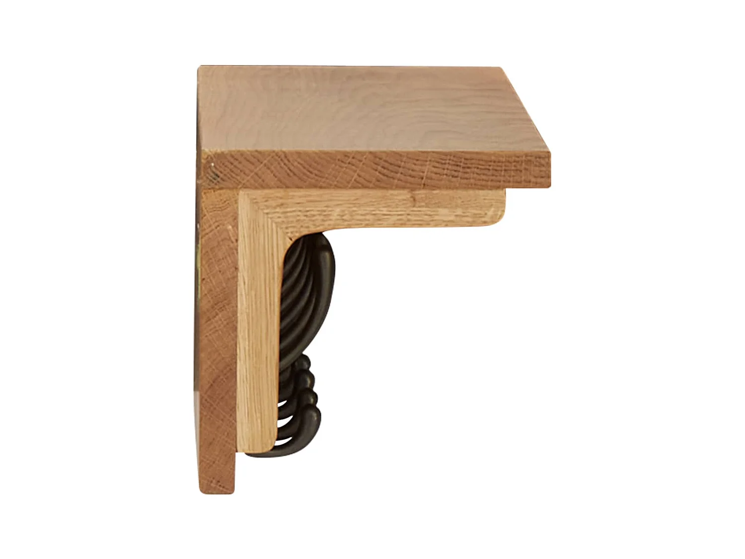 Porte-manteau mural 60x16x16 cm bois beige 60 x 16 x 16 cm DEC024238