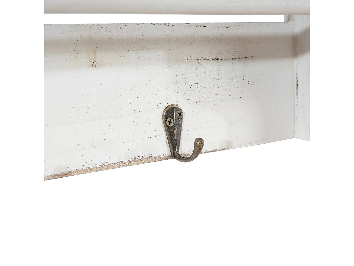 Porte-manteau mural vintage 5 blanche 35 x 17 x 68 cm 04_0005760