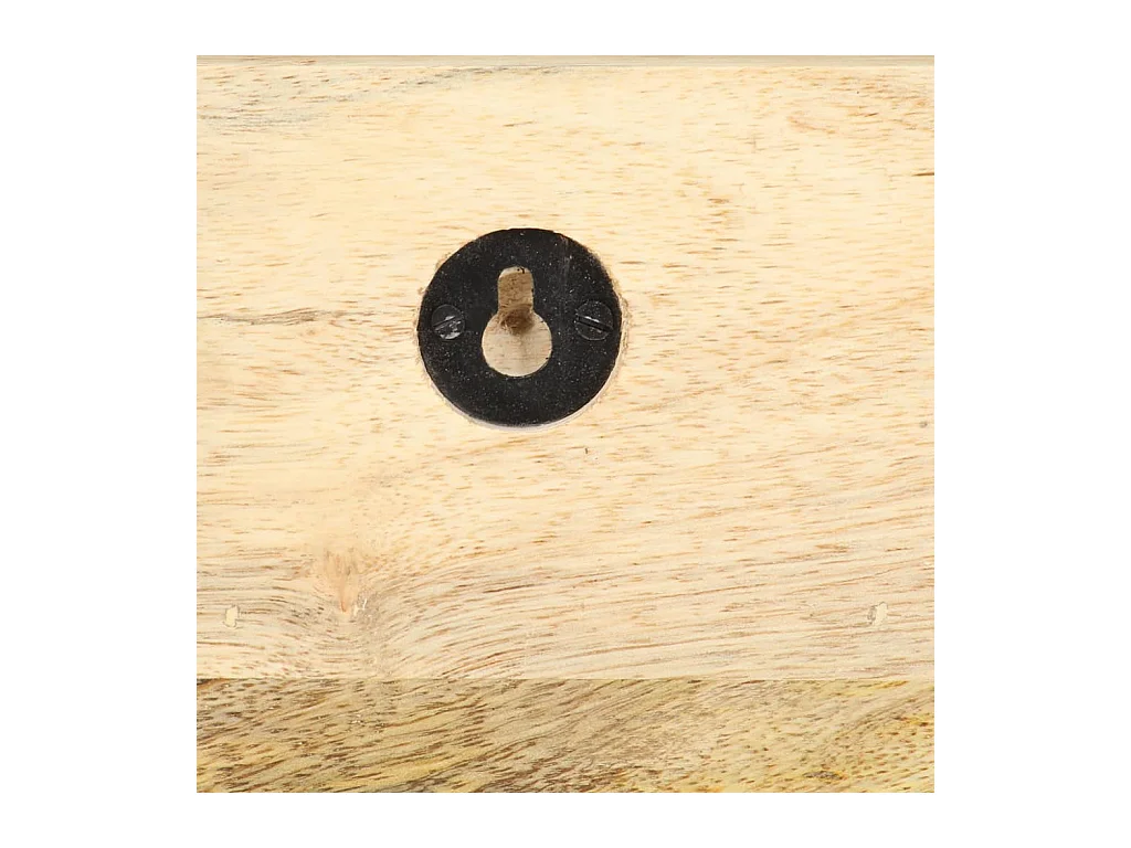 Porte-manteau mural 60x15x20 cm bois marron 61 x 15 x 20 cm DEC024232