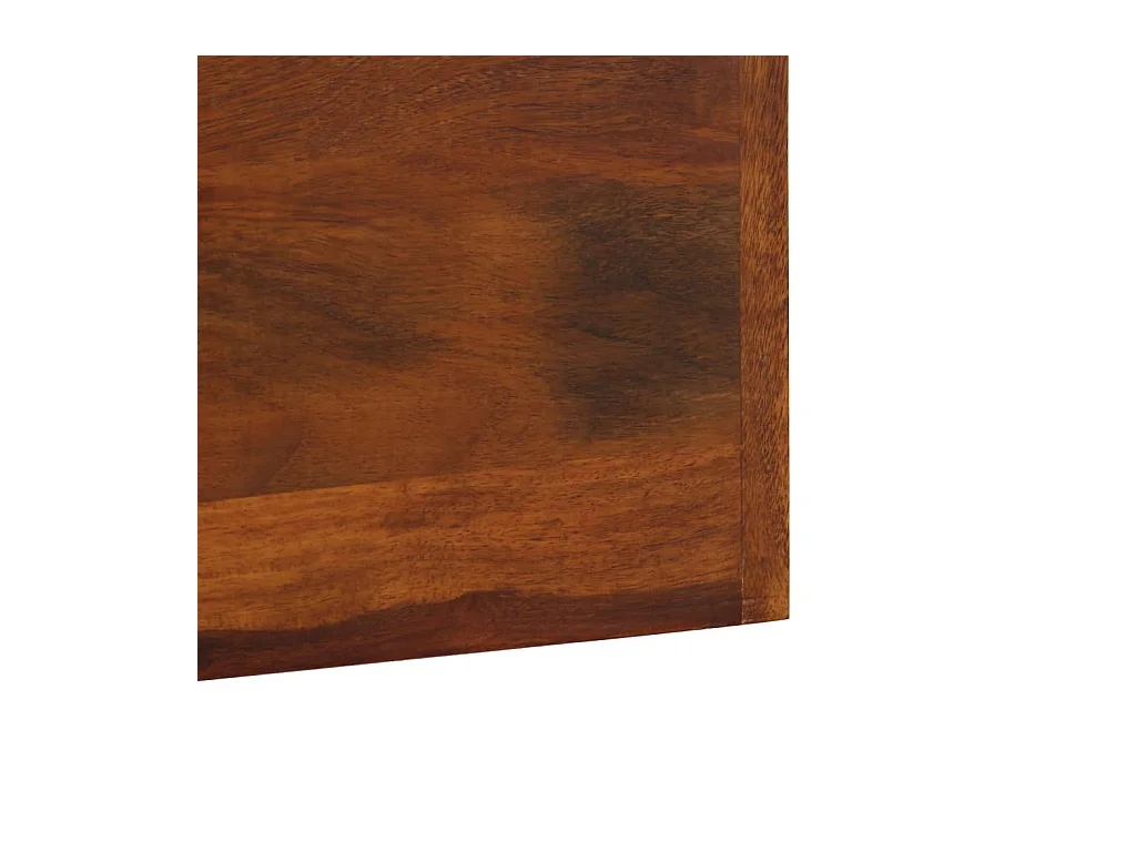 Portemanteau meuble d'entrée étagère bois marron 40 x 4 x 118 cm DEC024205