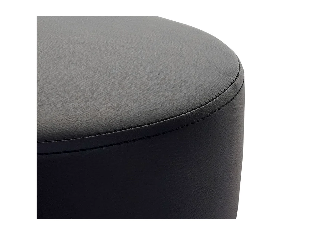 Lot de 2 tabourets PVC noire 35 x 35 x 43 cm 04_0005218