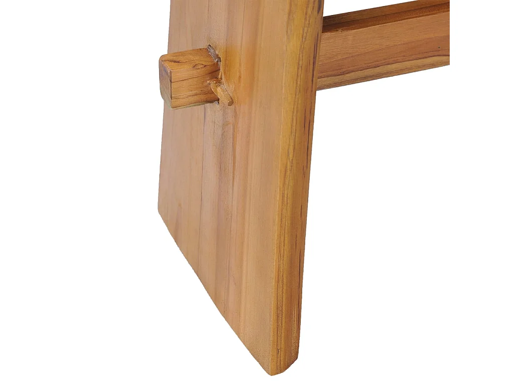 Tabouret assise support plante bois marron 50 x 30 x 50 cm DEC026335