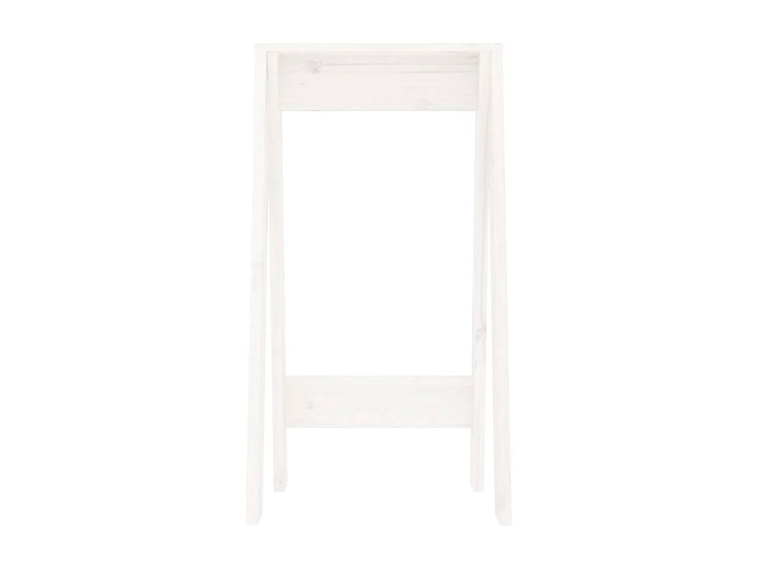 Tabouret assise de cuisine bois blanche 40 x 40 x 75 cm DEC026405