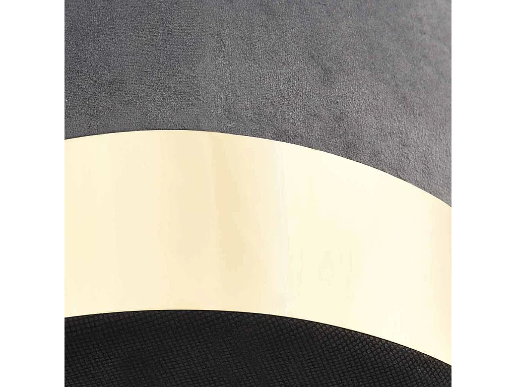 Tabouret assise pouf design métal grise 28 x 28 x 36 cm DEC026360