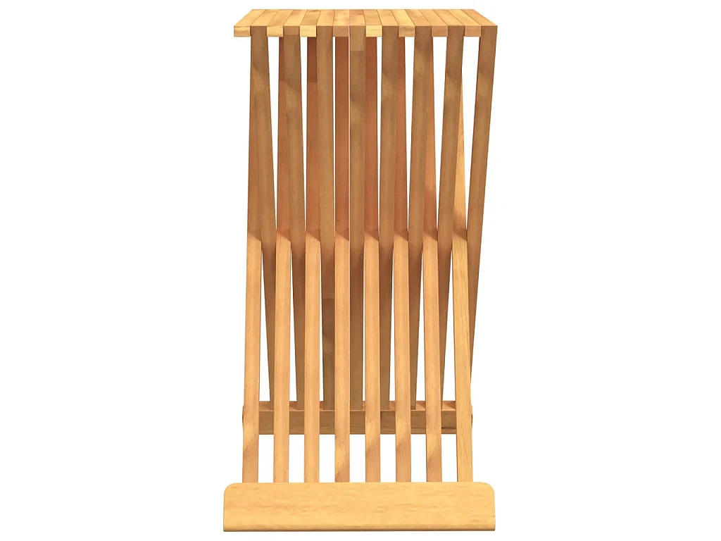 Tabouret assise pliante 40 bois marron 40 x 32.5 x 70 cm DEC026366