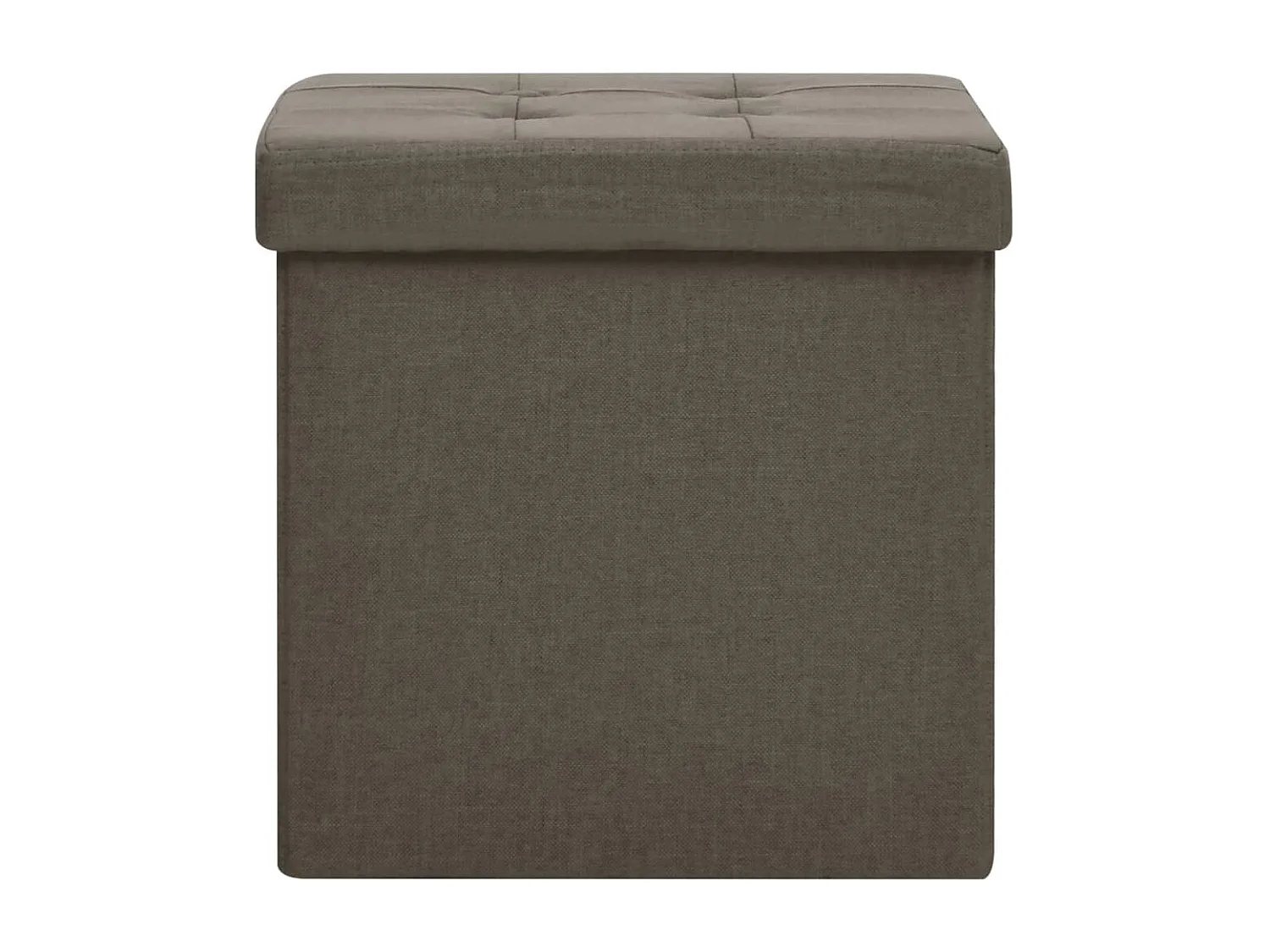 Lot de 2 poufs effet bois marron 38 x 38 x 38 cm DEC026392