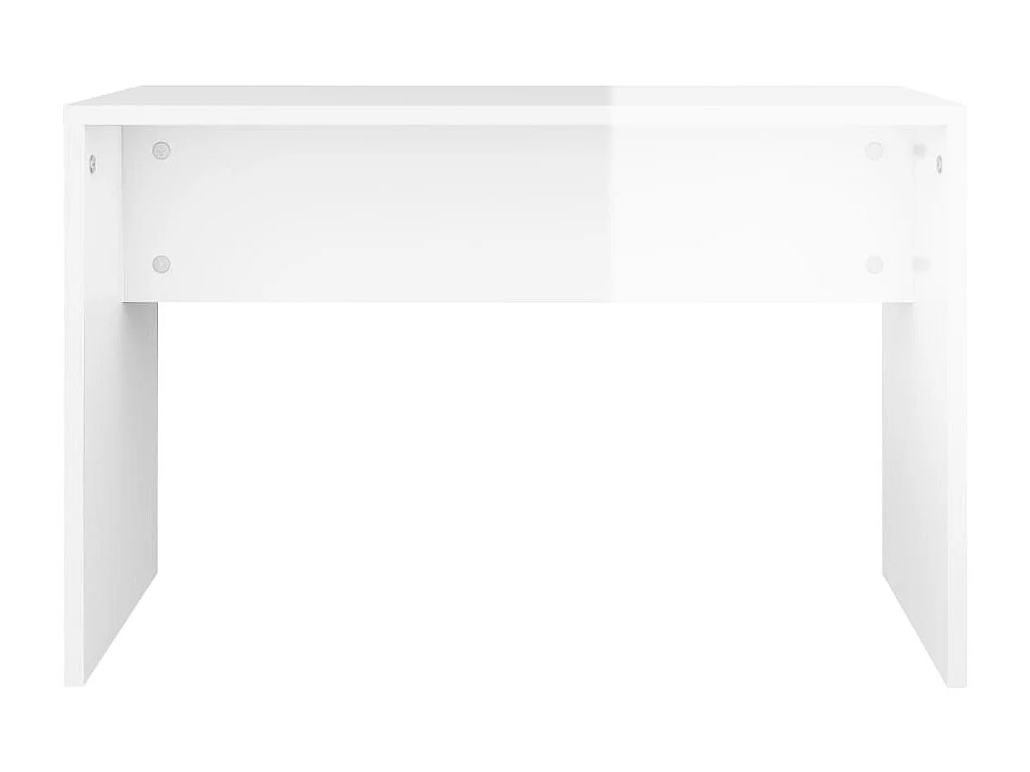 Tabouret de coiffeuse blanc bois blanche 70 x 35 x 45 cm DEC024975