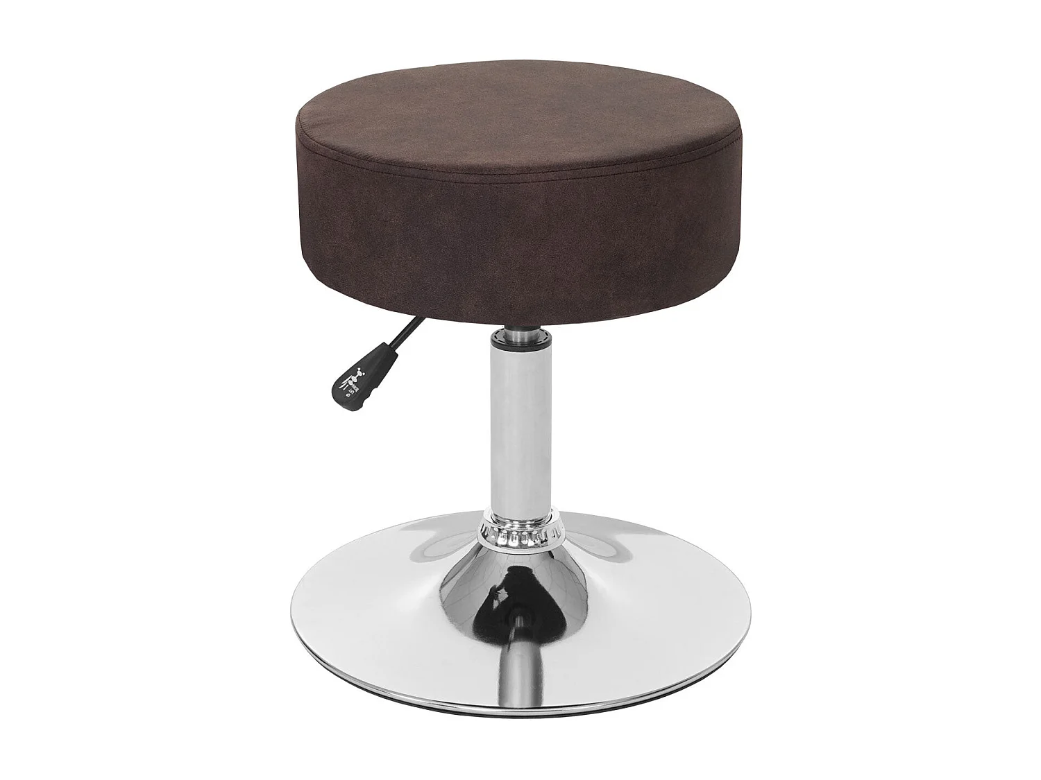 Tabouret réglable en hauteur marron 35 x 35 x 55 cm 04_0005330