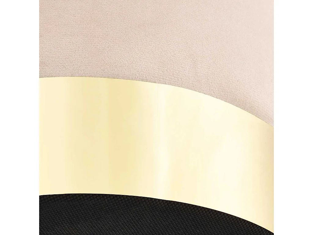 Tabouret assise pouf design métal argentée 28 x 28 x 36 cm DEC026293