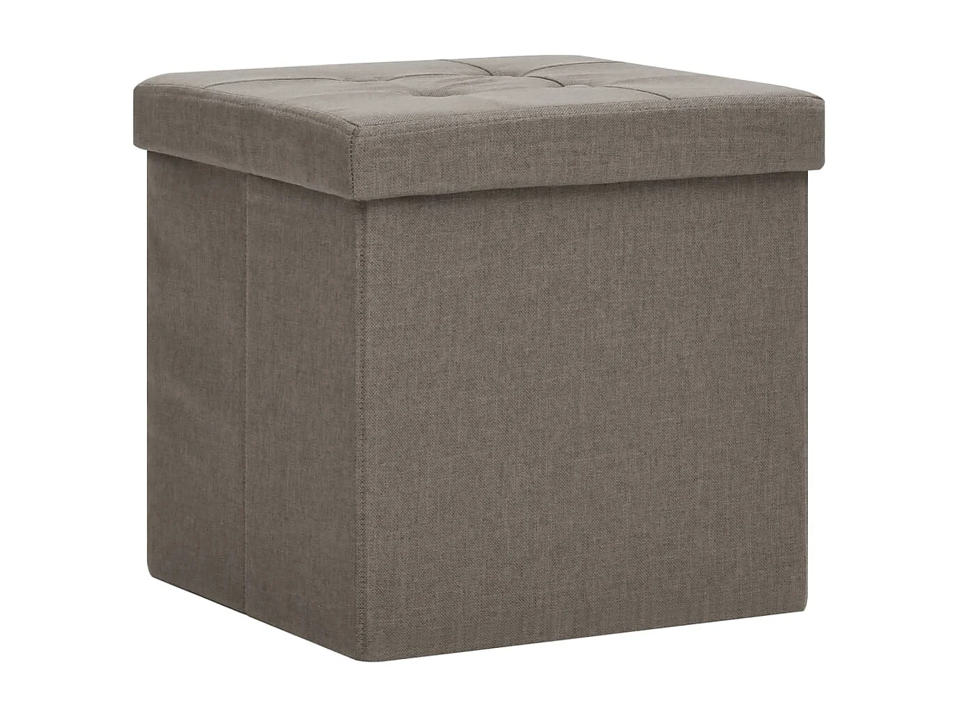 Lot de 2 tabouret tissu 38 x 38 x 38 cm DEC026398