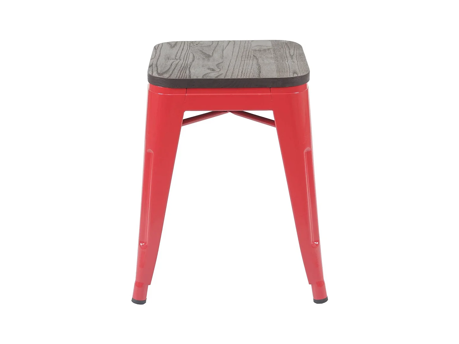 Set de 4 tabourets métal marron 39 x 39 x 45.5 cm 04_0005232