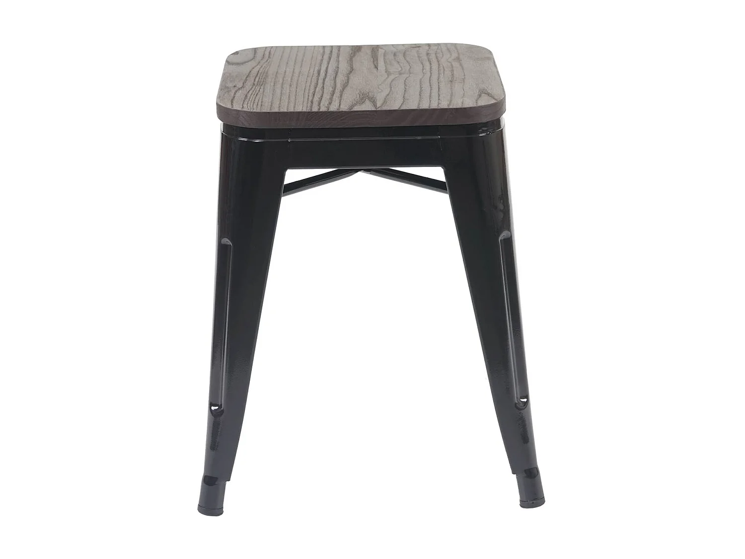 Lot de 6 tabourets métal marron 39 x 39 x 45.5 cm 04_0007800