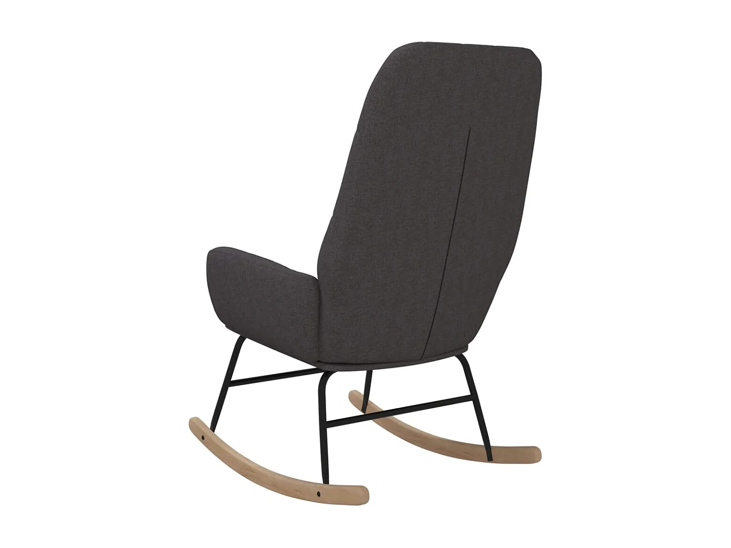 Fauteuil à bascule d'allaitement tissu grise 70 x 79 x 101 cm DEC028983