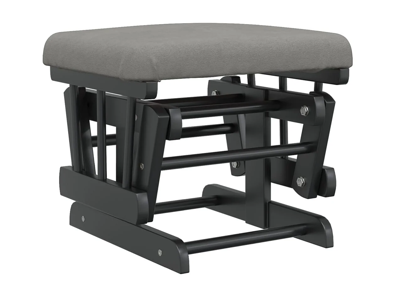 Fauteuil de relaxation chaise tissu grise 70 x 72 x 107 cm DEC028739