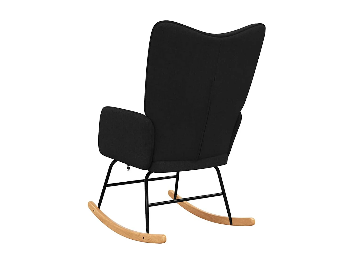 Fauteuil à bascule d'allaitement tissu noire 61 x 78 x 98 cm DEC029054